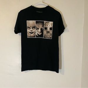 HORROR T-SHIRT SIZE:SMALL BLACK